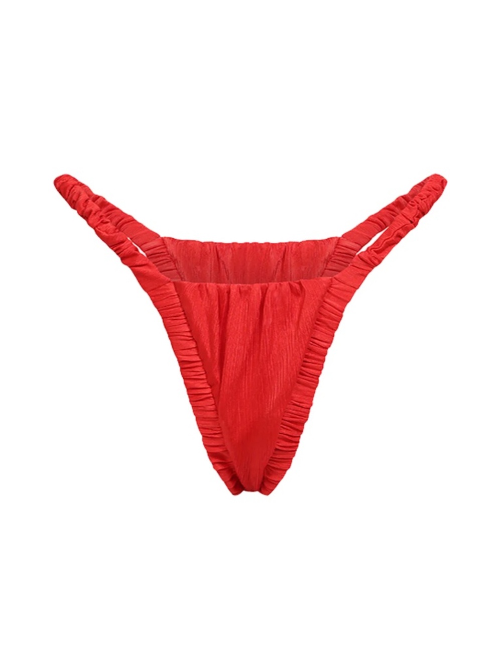 Divino Seas Ada Bikini Bottoms Red New with Tags NWT